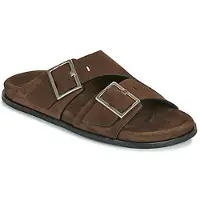 ALOHAS Alba Suede Leather Sandals - Brown - 41