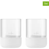 Blomus Calma kynttilälyhty Ø 7 cm 2-pakkaus Lily white