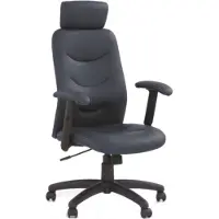 Halmar Johtajan tuoli Stilo, musta