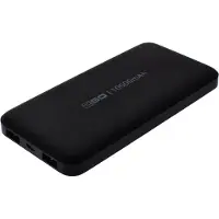 2GO 795944, 10000 mAh, Litium polymeeri (LiPo), Musta