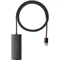 Baseus Lite -sarjan USB-keskitin 4 porttia - USB-A-4xUSB-A 3.0 1 m