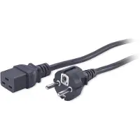 Schneider Electric -virtajohto - IEC 320 fi 60320 c19 (f) - CEE 7/7 (schuko) (m) - 2,4 m