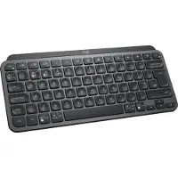 Logitech MX Keys Mini for Business, Mini, RF Wireless + Bluetooth, Näppäimen saksikytkin, QWERTY, LED, Grafiitti