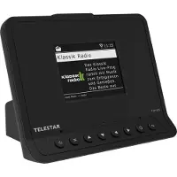Telestar 5700400, Internet, Digitaalinen, DAB+, FM, TFT, 8,13 cm (3.2"), Musta