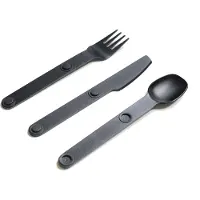 Full Windsor Magware MAG-SS-BLK Charcoal Black, outdoor cutlery