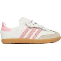 Adidas Originals Tennarit 'Samba' kivenharmaa / roosa / valkoinen