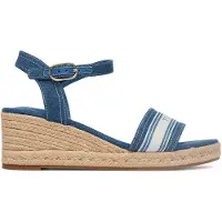 Tommy Hilfiger Mid Wedge Espad Webbing - Blue - 37