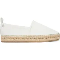 Calvin Klein Oblique Espadrille Canvas - White - 37
