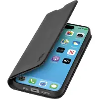 SBS TEBKLITEIP1561PK, Wallet case, Apple, iPhone 15 Pro, 17 cm (6.7"), Black