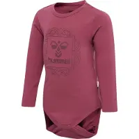 Hummel Body L/s - hmlHelga - Maanpunainen M. Logo - - 74 - Bodyt P/H