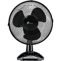 Lifetime -pöytätuuletin, 22 cm, 22 W, musta