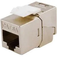 Equip 767223, Tasainen, Hopea, RJ-45, LSA, Naaras, 10GBase-T