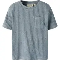 Name it Nmmomilo Ss Loose Top Lil - Blue - 104