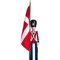 Kay Bojesen Denmark Kay Bojesen -lipunkantaja kangaslipulla 50 cm