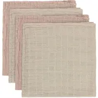 Pippi Organic Cloth Muslin (4-Pack) - Grey - 65X65CM