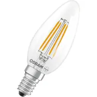 Osram Star E14 470lm 2700K LED-kynttilälamppu, kirkas