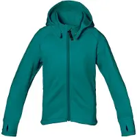 Isbjörn of Sweden Kids' Panda Hoodie Emerald Green Välikerrospuserot EmeraldGreen 86/92