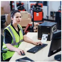 Brother Titan Industrial Printer TJ-4420TN - Etiketin tulostin - suora termisk/termisk overførsel - Rulla (11,4 cm) - 203 dpi - op til 356 mm/sek. ...