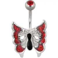 Wildcat Butterfly Keyhole - 8,0 mm, Rdeča