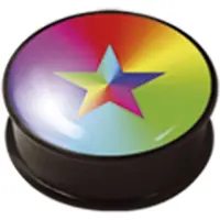 Wildcat Icon Rainbow Star Plug - 14,0 mm