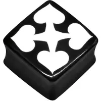 Wildcat White Spades Square - 16,0 mm