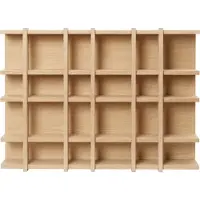 Ferm Living Tilem kirjahylly Saarni-viilu, 6x4