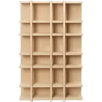 Ferm Living Tilem kirjahylly Tammi-viilu, 4x6