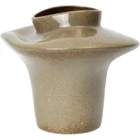Ferm Living Evio Vaasi H22 Cm Elm Green - Maljakot Kivitavara Vihreä - 1104272539