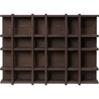 Ferm Living Tilem Seinähylly 6x4 - Seinähyllyt Mdf Dark Oak - 1104272893