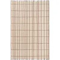 Ferm Living Sen matto Parchment-chestnut, 200x300 cm