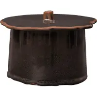 Ferm Living Marnen Säilytyspurkki - Koristelutarvikkeet Kivitavara Carob Brown - 1104272786