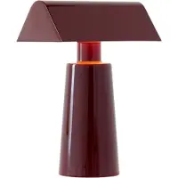 &tradition Caret MF1 ladattava pöytävalaisin, dark burgundy