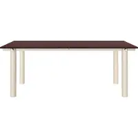 Ferm Living Atura Ruokapöytä 90x200 Cm Vaalea Kasmir / Burgundinpunainen - Ruokapöydät & Baaripöydät Teräs Cashmere - 1104273612