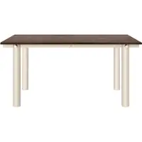 Ferm Living Atura ruokapöytä Light cashmere-tummaksi petsattu tammi, 90x160 cm