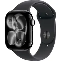 Apple Watch Series 11 GPS + Cell 46 mm peilimusta alumiini, musta urheiluranneke - S/M