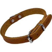 Nobby Halsbånd TABIL 40 cm (31-36 cm) 16 mm Cognac
