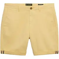 Superdry for man. M7110486A Premium Regular Regular Shorts Chino yellow (36), Casual, Cotton
