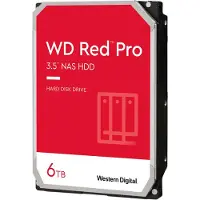 Western Digital 6TB WD Red Pro, 3.5" sisäinen kiintolevy, SATA III, 7200 rpm, 256MB