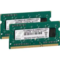 G.Skill SO-DIMM 4 Gt (2 x 2 Gt) DDR3 1600 MHz, CL9 -muisti