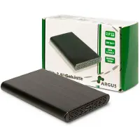 Inter-Tech 88884122, HDD-kotelo, 2.5", SATA, Serial ATA II, Serial ATA III, 10 Gbit/s, USB-liitettävyys, Musta