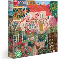 Eeboo Puzzle 1000 Pcs - English Cottage - Multi/patterned - ONE SIZE