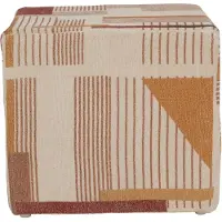 Urban Nature Culture Pouf Lille - Multi/patterned - H 42CM