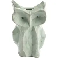 Serax Owl Vase L Aubergine After Midnight - Green - 30 CM