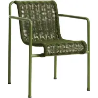 HAY Palissade Cord Dining käsinojatuoli Olive