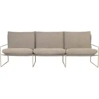 Ferm Living Desert 3-istuttava sohva Cashmere/Dark Sand