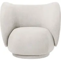 Ferm Living , Rico Lounge nojatuoli Boucle - Off-White