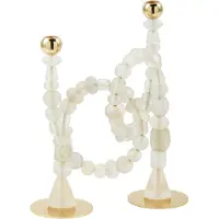 Pols Potten - Beads kynttilänjalka 38 cm valkoinen