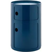 Kartell Componibili big -säilytyskaluste 2-osainen sininen