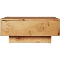 Ferm Living Burl Sohvapöytä Säilytyksellä 70x70 Cm Luonnollinen Pahkapuu - Sohvapöydät Burl Veneer Natural - 1104272410