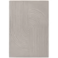 Hobby Hall Vikosa Arcura villamatto, vaaleanharmaa, 160 x 230 cm
